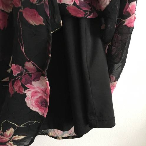 Dress Barn  Floral Flare‎ Skirt Lined Size 14