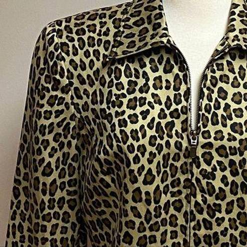 Finity Studio Animal Print Jacket Size 10