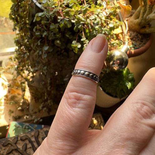 The Moon  Phase Sterling Silver Toe Ring