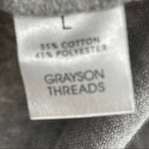 Grayson Threads  KINDNESS GRAY GRAPHIC HOODIE LARGE