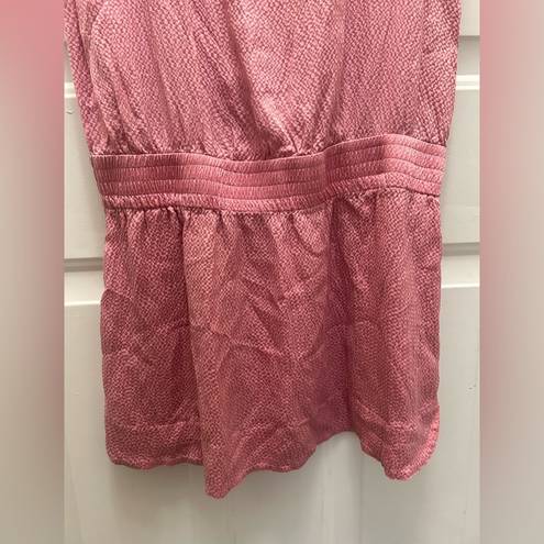 Rebecca Taylor Pink Silk Textured Dress