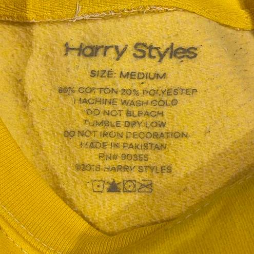 Harry Styles Bright Yellow  Embroidered Sweatshirt