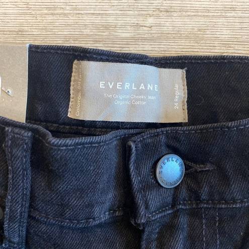 Everlane NWT  The Original Cheeky Jean Organic Cotton In Coal Size 24