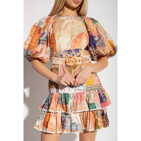 Zimmermann NWT.  patchwork mini dress AU 0 / US 4