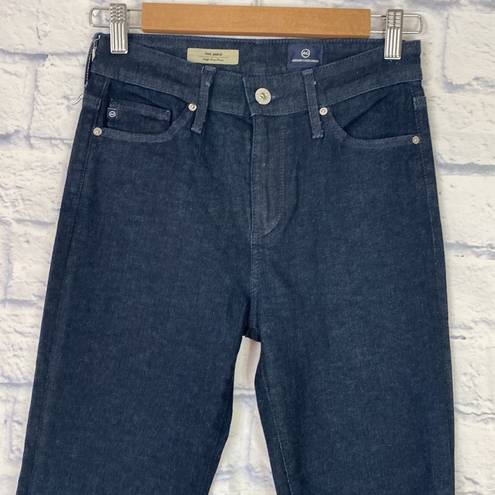 AG Adriano Goldschmied  Janis dark blue high rise flare jeans 25