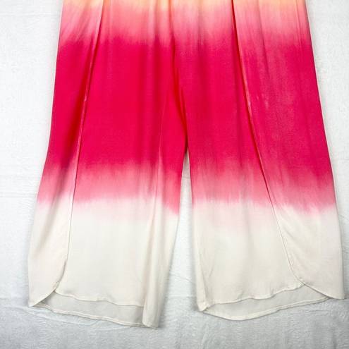 Young Fabulous and Broke  Carmen Ombre Wide Leg Tulip Pants Size Large Split Leg