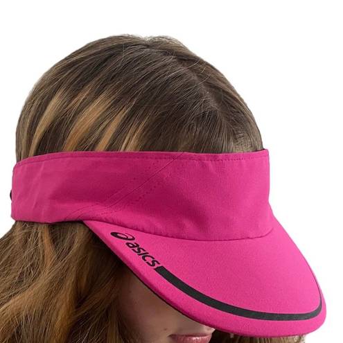 ASICS  Women's Hat Pink Adjustable Cap Visor Baseball Golf Running Gym Tennis NWT