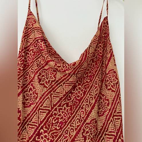 Vix Paula Hermanny Vix Bandahi Red Zoe Slip Dress Red NWT Size SP