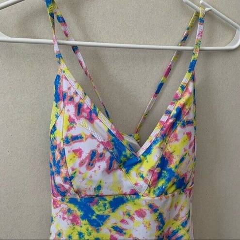 Jessica Simpson NWT  Spritz Tie Dye Tankini Set Womens Size Medium