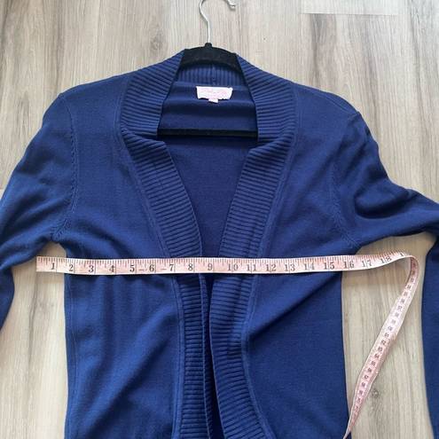 Pink Lily  M Navy Blue Long Cardigan