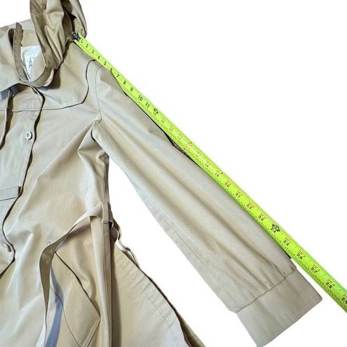 London Fog Vintage 80’s  Maincoats Hooded Trench Coat Size Women’s 12R