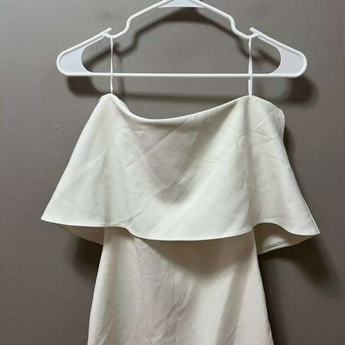 Likely  Driggs‎ White Strapless Dress size 2