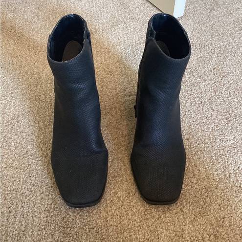 mix no. 6  Black Heel Ankle Booties Size 7.5