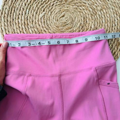 Gottex  Lab Pink Ankle Length Workout Athletic Leggings Size Small