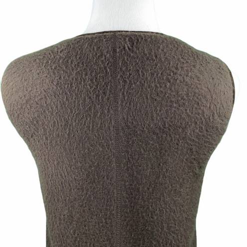 Banana Republic Dark Brown Faux Fur Fleece Vest