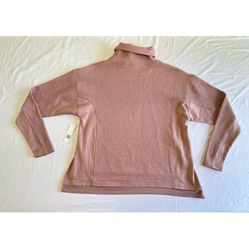 Tahari  Sport Women Pullover Pink Turtleneck Sweater Size Medium New with Tags