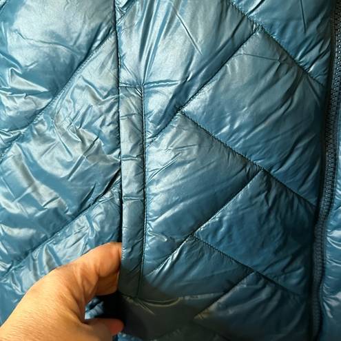 London Fog  Lightweight Packable Down Puffer Jacket Size Large Teal