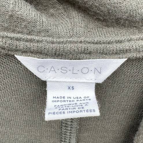 Caslon NWT  Olive Green Funnel Neck Pullover Sweater Sz XS