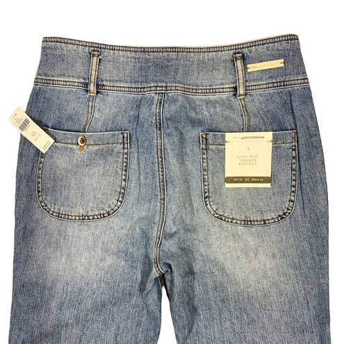 Pilcro  Jeans Size 31P High Rise Bootcut Trouser Light Stretch Anthropologie NEW!