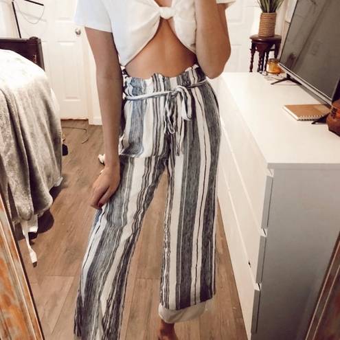 Style Rack  High Waisted Striped Pants CLOSET CLEAR OUT