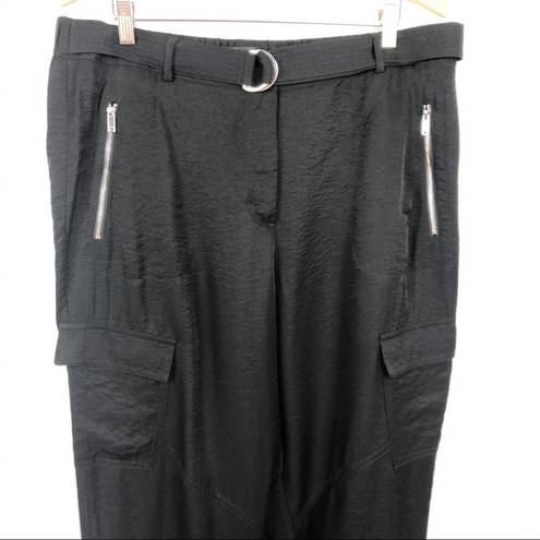 DKNY  Belted Black 90's Cargo Pant Retro Size 14