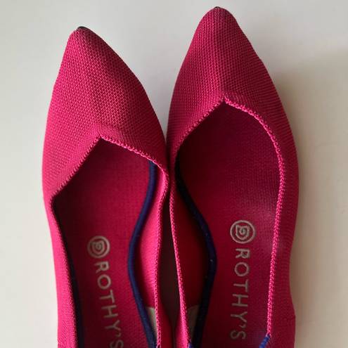 Rothy's  The Point Slip on Pointy Toe Flats Shoes