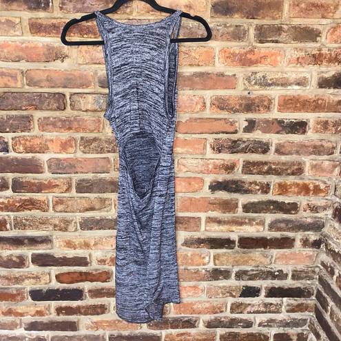 Wilfred Free  Static Gray Sleeveless Open Back Yasmin Tank Dress Women's Size XS