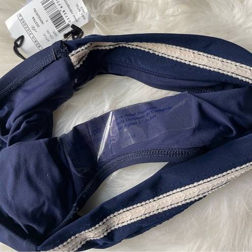 Robin Piccone  Abi Bikini Bottoms NWT Size Small Navy & cream