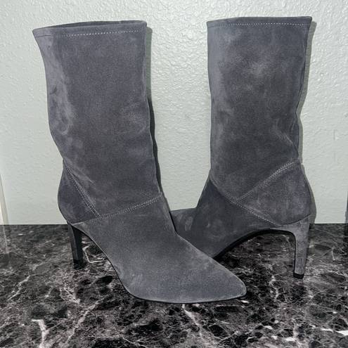 ALLSAINTS NWOT  Grey Orlana Suede Boots Size: 7