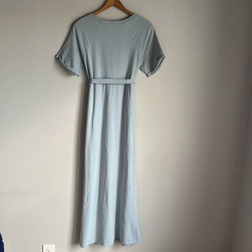 Tuckernuck  Pomander Place Slate Blue Sawyer Dress Belted