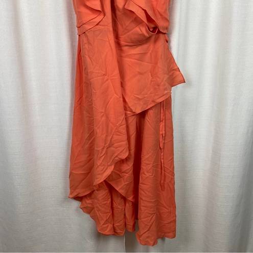 City Chic  Melon Orange Elegant Maxi Dress Sz.L(20) NWT