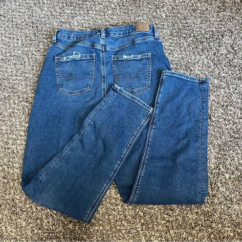 American Eagle Curvy High Waisted Mom Jeans Size 10 Long