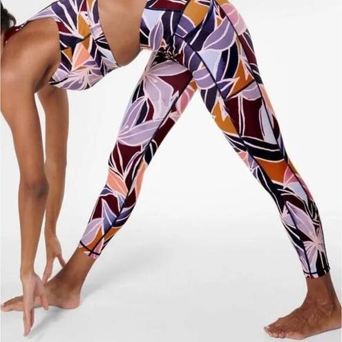 Sweaty Betty  Super Sculpt Sustainable Leggings In Pink Drift Multi Size 4/6