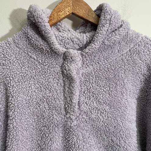 Lukka Lux lavender Sherpa lined hoodie  Size Large