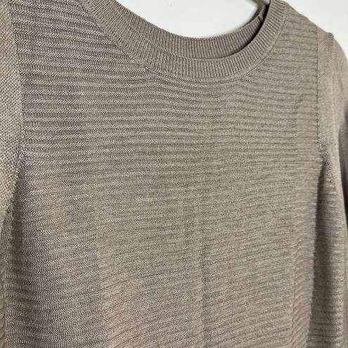 Hilary Radley  long sleeve layered look ridge sweater size Medium women