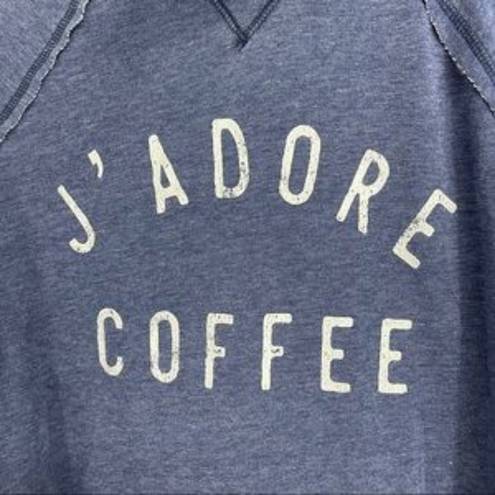 Grayson Threads  J'ADORE COFFEE GRAPHIC HOODIE LARGE
