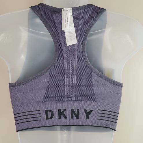 DKNY  Grey Black Reversible Sports Bra Small