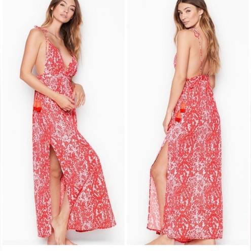 Maaji  Coral Beach Maxi Dress Coverup Size Small