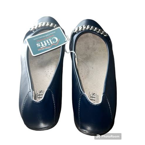 Cliffs  by White Mountain Charmed Ballet Flat in Navy Size 9.5M NWT