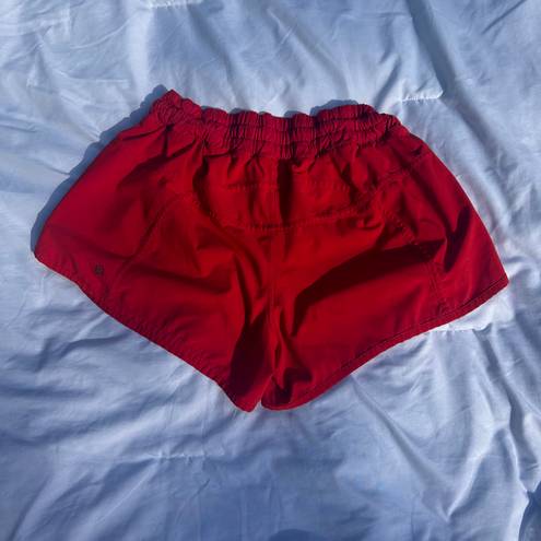 Lululemon Red Shorts