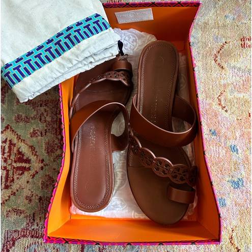 Tory Burch Tiny Miller 55mm Toe Ring Heeled Sandal