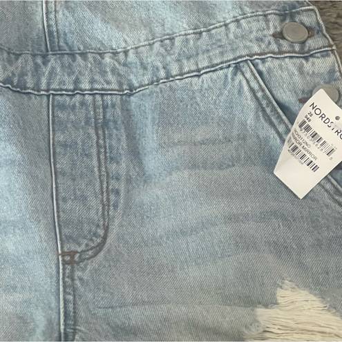 Nordstrom NWT Denim shortall 
BLANKNYC size 28