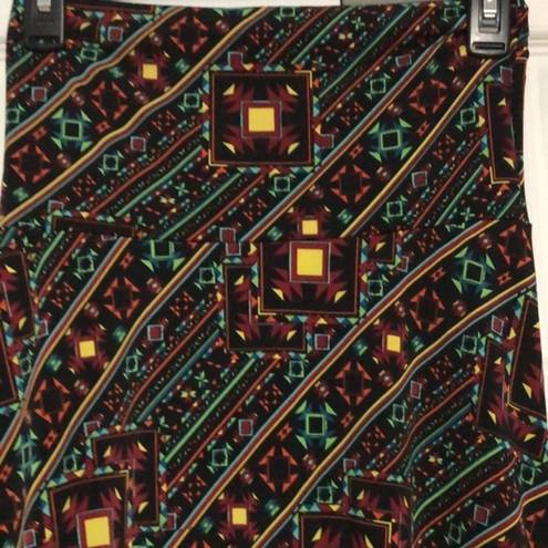 LuLaRoe  women’s XXS long geometric high waist‎ long skirt