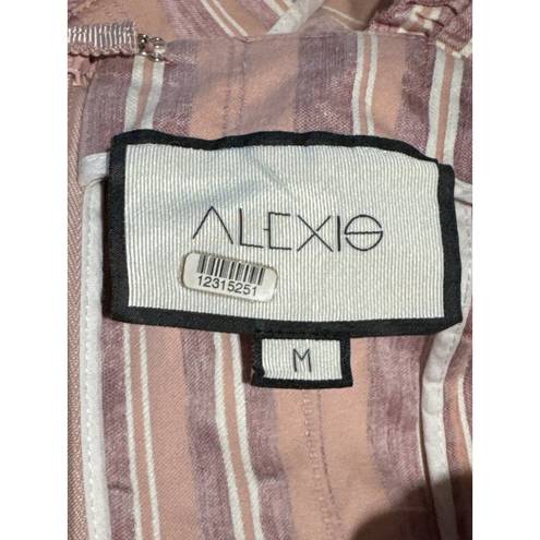 Alexis  Brandy Dress in Rose Stripe Medium