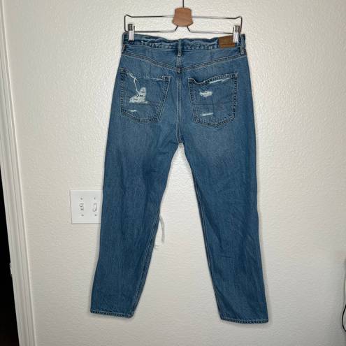 American Eagle 90s boyfriend distressed relaxed high rise jeans size 4