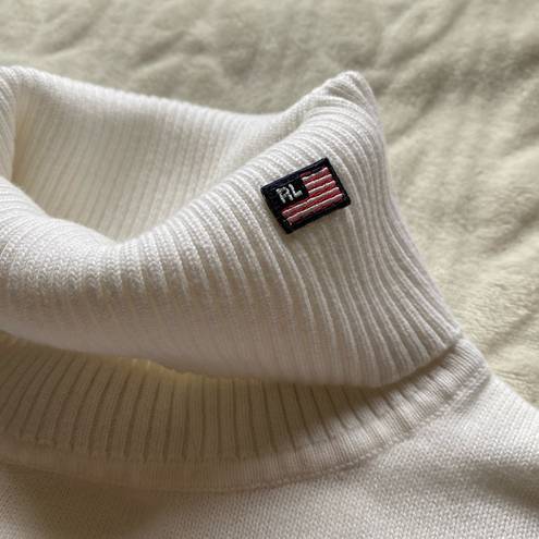 Ralph Lauren  White Turtleneck