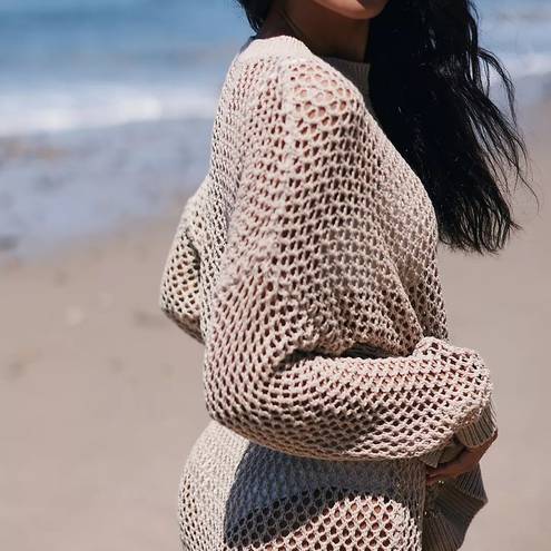 Beach Riot  Hilary Sweater in Beige M