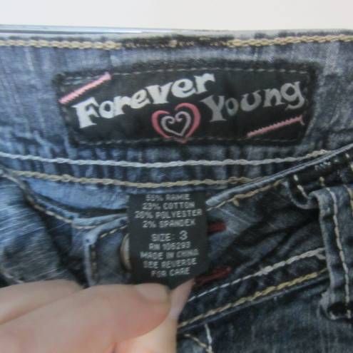 Forever Young ‎ Dark Washed Denim Jeans Size 3