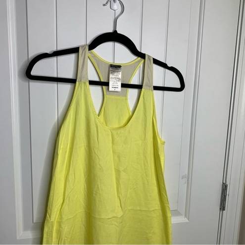 Patagonia  neon yellow sleeveless seahurst dress size 2 athleisure beach vacation