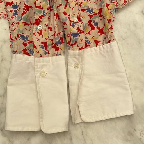 Polo Woman’s  Ralph Lauren floral silk dress shirt